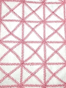 X Framed Pink Kate Spade Fabric