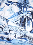 Yama Lapis Chinoiserie Fabric