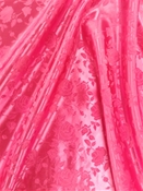 Fire Pink Coral j41 Eversong Brocade Fabric