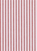 New Woven Ticking 30 Red