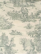 Heirloom Pastorale 3 White / Green Covington Fabric 