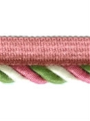 Sunbrella 3/8 Inch Cord Edge Pink and Green