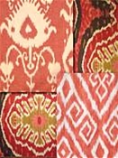 Red Ikat Fabric