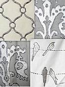 Silver Embroidered Fabrics