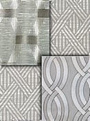 Silver Trellis Fabric