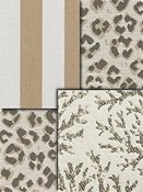 Tan & Taupe outdoor fabric collection - Solids, Stripes, Tropicals, Geometrics