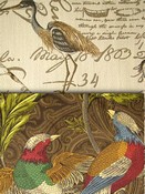 Tan Bird Fabric