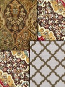 Truffle Medallion Fabrics