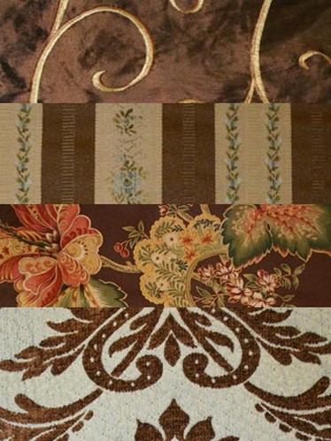 Brown & Tan Magnolia Fabrics