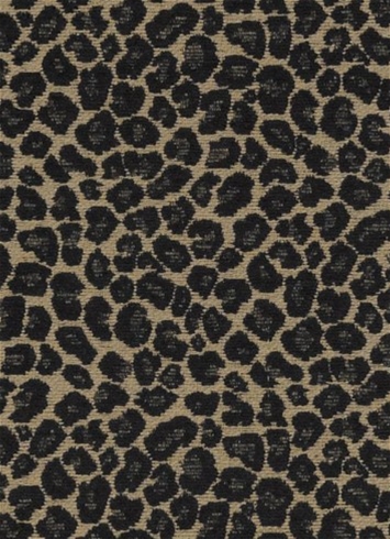 36300 12 Black Leopard Chenille