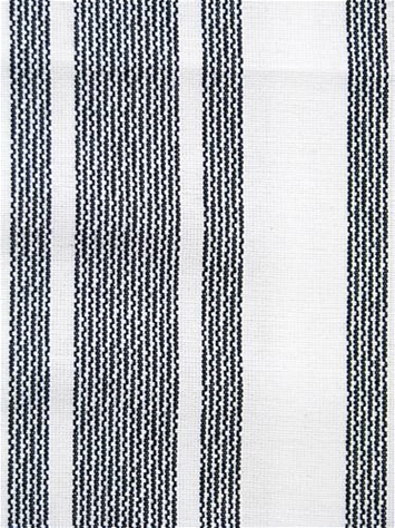 Amalfi Stripe Jet  Cotton fabric