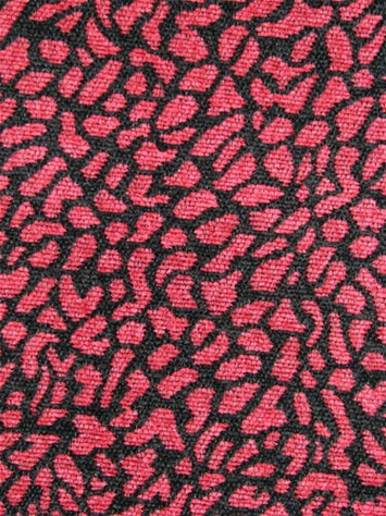 Berry Fawn Spots Chenille Fabric