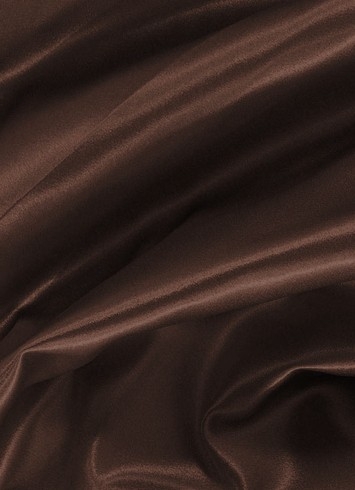 Dark Brown Crepe Back Satin Fabric