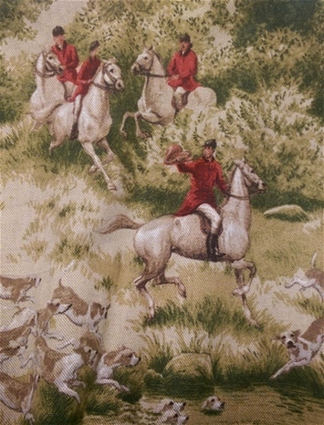 Camden Sepia Equestrian Fabric