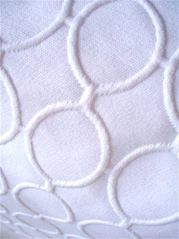 Cameo Ovals Bleached White