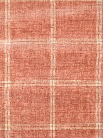 Campbell Coral Chenille Plaid
