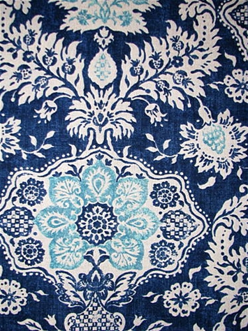 Carrie Blue Essential Living Fabric