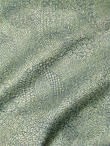 Etched Weave Patina Metallic Fabric