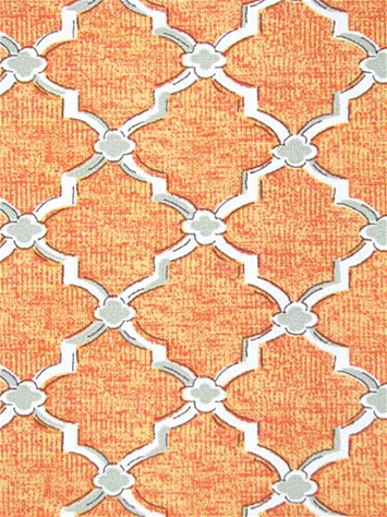 Ezzy - Al Fresco Orange Grove Trellis Fabric