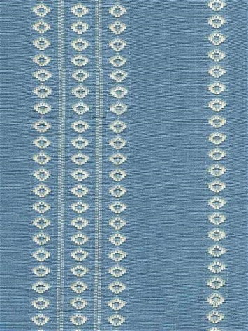 Finnish Stripe Powder Blue Cotton Jacquard