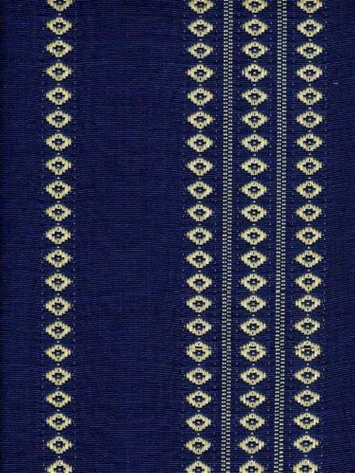 Finnish Stripe Royal Blue Cotton Jacquard