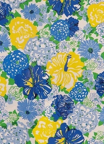 Heritage Floral Blue Yellow