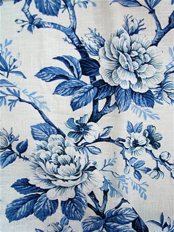 Jayden 593 Indigo Floral Fabric