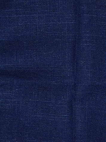 JEFFERSON LINEN 555 CLASSIC NAVY  Linen Fabric