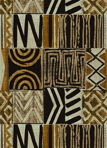 Kenobi 81 Golden African Fabric