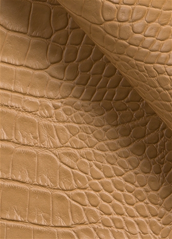 King Croc Camel Faux Leather