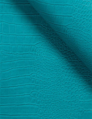 King Croc Turquoise Faux Leather
