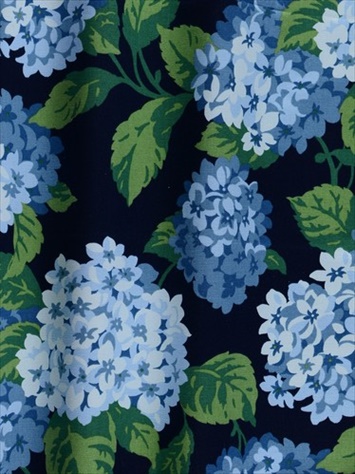 Summerwind Navy Magnolia Home Fashions Fabric