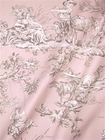 M Musee 704 Dusty Rose Toile