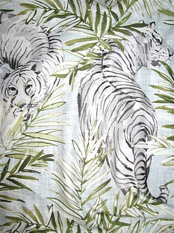 Maharani Snow - Tiger Fabric