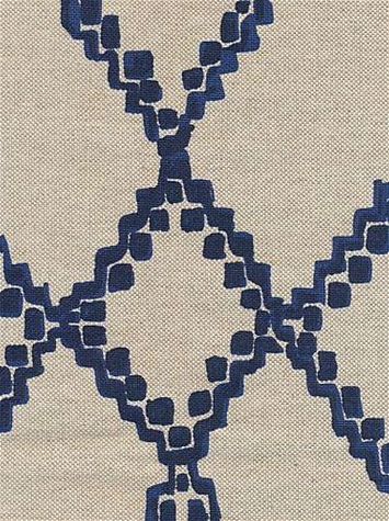 Medina Indigo Lacefield Fabric