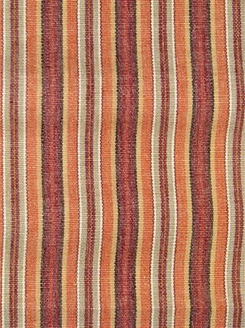 Napa Stripe Rust Cotton Fabric