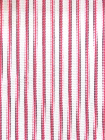 New Woven Ticking 31 Red Covington Fabric