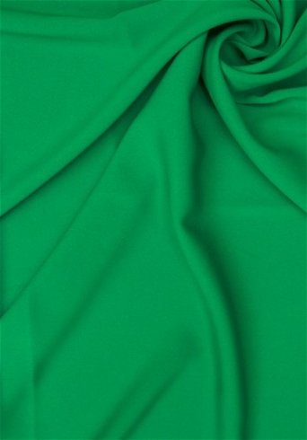 Emerald Green Stretch Crepe Odessa