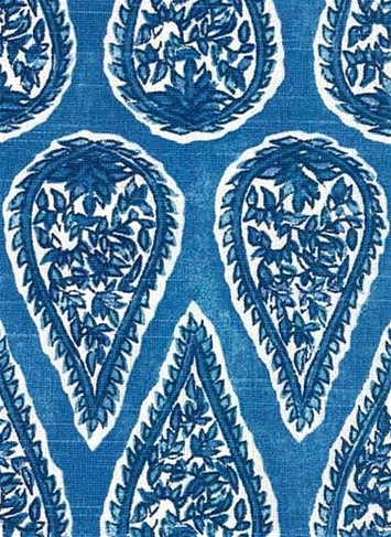 Anya Cobalt - Paisley Fabric
