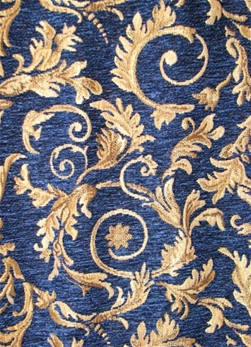 Saxon 4678 Navy Upholstery Fabric