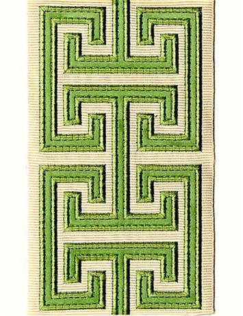 Seville Kiwi Embroidered Tape