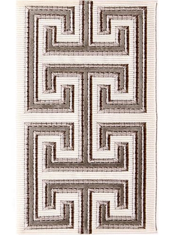 Seville Silver Embroidered Tape