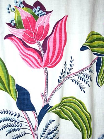Sylvie 722 Fuchsia Botanical Fabric