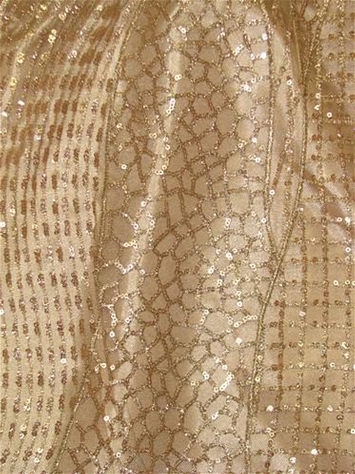 TLZ38009 Gold Sequin Lace