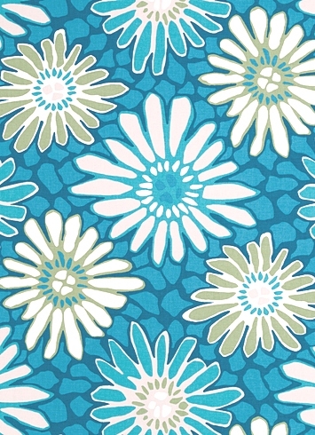 Tactile Flora Turquoise