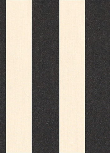 Sunbrella Townsend Black Ivory Stripe