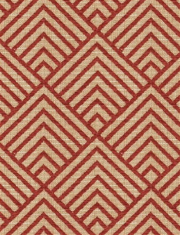 Vicenza Henna Geometric Charlotte Moss Decorator Fabric