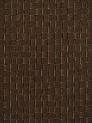 Ottoman Brown Faux Leather