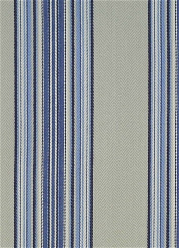 Waters Edge Indigo Stripe Fabric