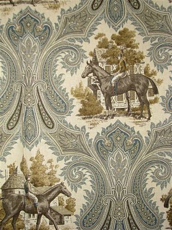 Woodgate Putty Equestrian Fabric